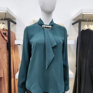 [조이너스]프릴넥 진주장식 블라우스JAEW9-WRB110