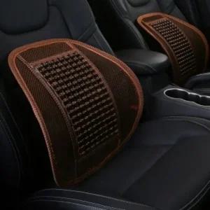 원스카 구슬 자동차등받이 브라운)   카시트 자동차시트 차량용시트 여름시트 통풍시트