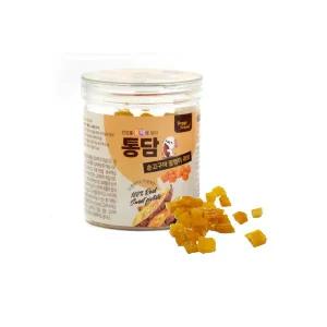 [고래별]쫀득말랑 통담 고구마큐브200g / 노즈워크,칭찬간식