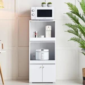 밥솥장 광파오븐수납장 에어프라이어선반 레브 500 전자레인지장