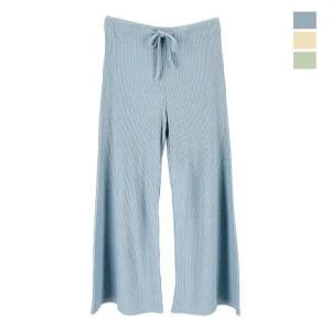 [원더플레이스][더블유스탠다드(W STANDARD)] 골지 밴딩 스트링 우먼 와이드 팬츠