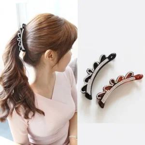 위드기프트 청순드림 럭셔빅 바나나핀 바나나핀 여성 머리핀 헤어핀