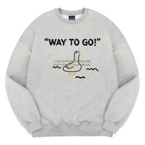 엘런아시 굿덕 오버핏 맨투맨