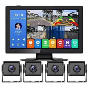 화물차 4채널 블랙박스 10인치 트럭용 차량용cctv