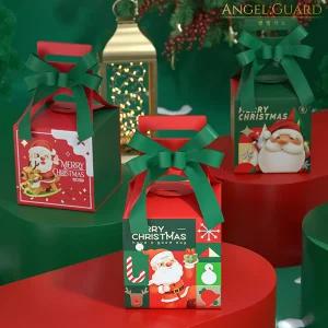 크리스마스 선물상자 종이 포장박스 선물박스 리본 구디백 답례품 미니 손잡이 가방