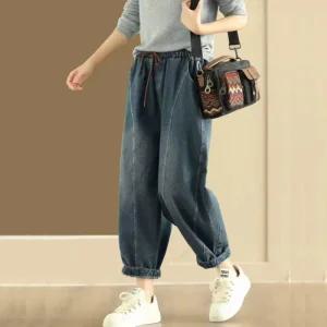 [나코디]빅사이즈여성청바지 밴딩청바지/PT7048