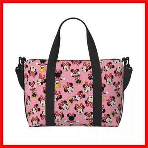 여성용 맞춤형 미키 마우스 애니메이션 만화 토트백 대용량 해변 체육관 여행 가방