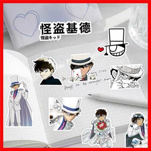 10/30/82pcs Kaitou Kid 탐정 코난 애니메이션 스티커 멋진 만화 데칼 장난감 DIY 오토바이 노트북 노트북