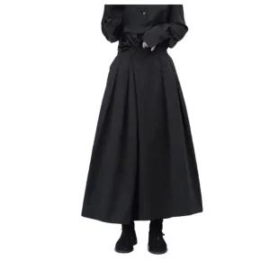 남자 공용 치마 바지 와이드 팬츠 트렌디 젠더리스 빅사이즈 사무라이