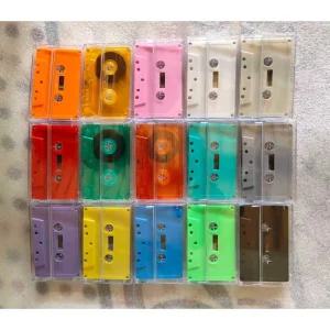 카세트 테이프 공테이프 클래식 컬러 플라스틱 플래시 녹음