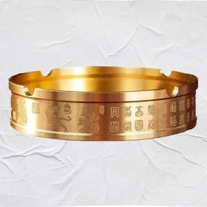 고급 재떨이 원형 놋쇠 탁자용 간편청소 야외재떨이