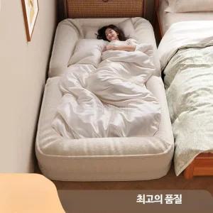 소파베드 게으른 의자 스타일 좌식 소파 1인용 2인용 사용 가능 접이식 구조 침실 거실 다용도 활용 낮잠용 소파 침대 매트리스 겸용