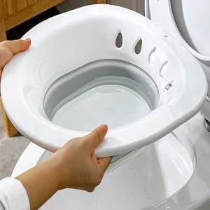 가정용 접이식 임산부 찜질 온욕 휴대용 좌욕기 반신욕기 원적외선 근적외선 스텐 햇빛 대야