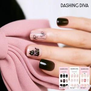 FW 리본 키티 네일 3종세트