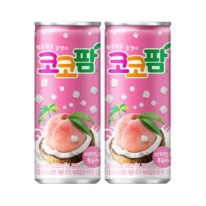 (240ml) 해태 음료 코코팜 피치핑크 30캔/학생/탕비실/후식/키즈/축제/파티/체육/운동회/학교/어린이/간식