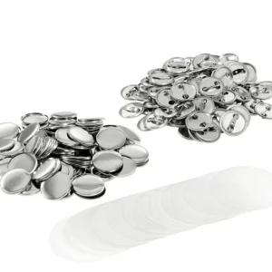 핀버튼 58mm 만들기 재료 100p 메탈 스테인레스 스텐 뱃지 제작 DIY 버튼 프레스 부자재 핀뱃지