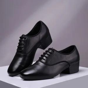 남성 댄스화 라틴 스포 지루박 공연 부드러운 큐빅 재즈