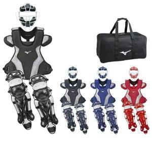 미즈노 소프트 캐처 아머 3점 세트 프로 장비 케이스 마스크 1DJQD200 프로텍터