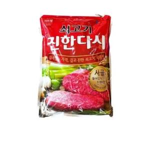 식자재 이츠웰 쇠고기진한다시 2Kg x1개 대용량다시다 소고기다시다 업소용다시다