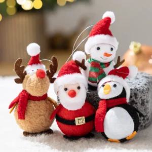 크리스마스 인형 트리 장식 북극 베이비 9cm 4타입 꾸미기 소품 용품 오너먼트 데코 이벤트 파티