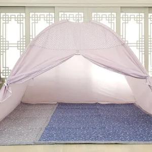 사각 원터치 난방텐트 보온 거실 실내 방한 텐트 대형 4인용