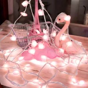 대환장파티 DHTM 가랜드전구 가랜드전구(6m)(핑크) 리뷰체험단 가랜드전구