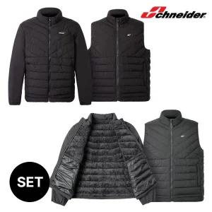 [슈나이더] 남성 경량 패딩 자켓 베스트 세트