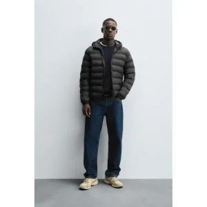 [국내배송] 자라 워터 레펠런트 라이트 패딩 점퍼 - 블랙 4302/208/800 1807893
