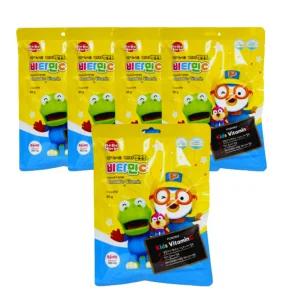 뽀로로 비타민C 복숭아맛 50정X5개