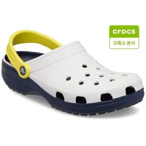 갤러리아 [크록스 본사]클래식 레트로 스포츠 클로그 키즈 211258-100 아동샌