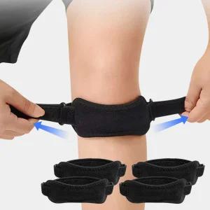 4P 실리콘 슬개골 무릎 보호대 슬개건 쓸개골 보호대 무릎밴드 스포츠 무릎 관절 보호 밴드