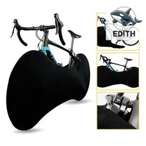 블랙 자전거 보호 커버 실내 스크래치 방지