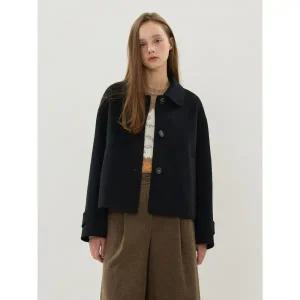 [롯데백화점]올리브데올리브 싱글 핸드메이드 숏코트 OW5WHA03