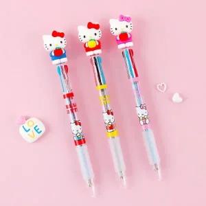 산리오 헬로키티 피규어 3색 볼펜-12EA