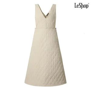 뷔스티에 A라인 퀼팅원피스 (DO4OW007A)