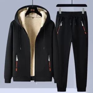 융털기모 트레이닝복 상하세트 두툼고급융털 방한복 지퍼주머니 후드