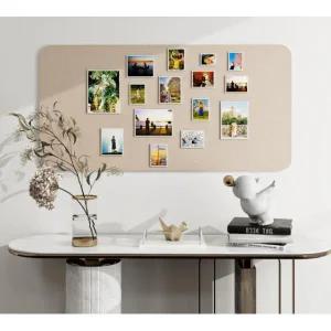 프리미엄 펠트 보드판 사진판 대형 인테리어 게시판 다크카멜 80cmx120cm