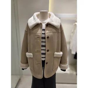 [SOUP](신세계 사우스시티) 아웃 포켓 인조 무스탕 (SBBMU31)