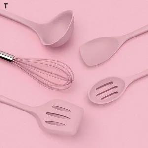 주방 조리 도구 핑크 실리콘 주방용품 조리기구 요리