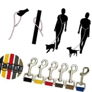 반려견목줄 강아지 핸즈프리 리드줄 로얄블루 5m 충격완화 대형견