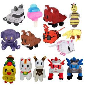 1개 25CM   그로우 어 가든 봉제 인형 로블록스 만화 귀여운 곰 잠자리 생일 크리스마스 선물