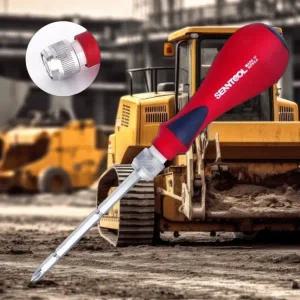 마그네틱 양용 드라이버 휴대용 길이 조절 일자 십자 드라이버 공구