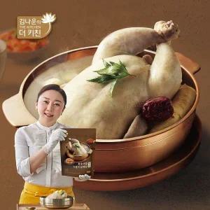 [김나운더키친] 한우사골 누룽지 삼계탕 명작 1.2kg X 8팩(총 9.6Kg)..[35346373]