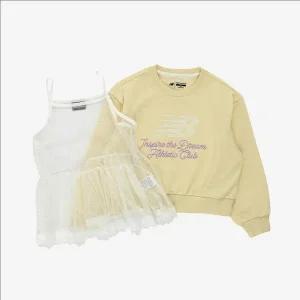 뉴발란스키즈(NB Kids) NBgC스 레이어드 나시 2P 세트 NK9CF3811G(31)Light Yellow