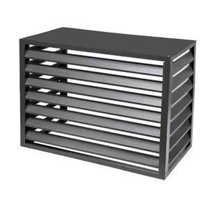 실외기 가림막 덮개 야외 방수 에어컨 알루미늄 선반 외부 합금