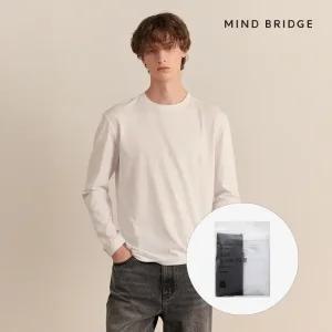 (택가 19,900원)마인드브릿지 고밀도순면긴팔티셔츠_2팩 MATS0110
