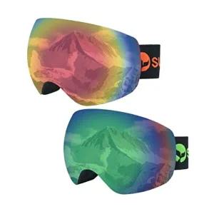 [썬글레이드][썬글레이드] 주니어 성인 미러렌즈 스키고글