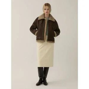 [리스트][겨울]스웨이드 무스탕 재킷[35547787]