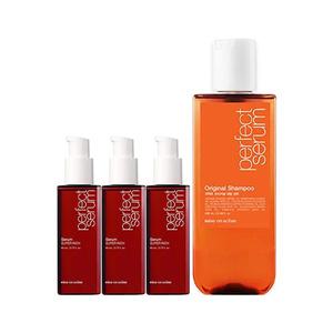 미쟝센 퍼펙트 세럼 슈퍼리치 80ml, 3개 + 증정(샴푸 오리지널 140ml, 1개)