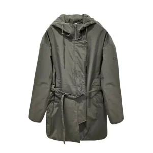 코오롱스포츠 여성 중기장 리버시블 패딩 코트 키퍼 카키 RGS 신클라우드 충전재